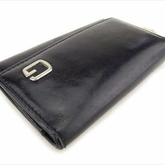 Authentic Used Gucci Key case Key holder Black leather Woman unisex - Picture 4 of 8
